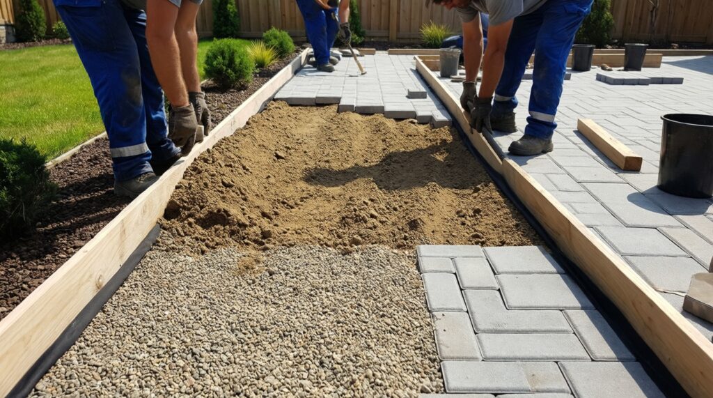 Дорожки в саду: идеи материалов, укладки и бюджетных решений - иллюстрация