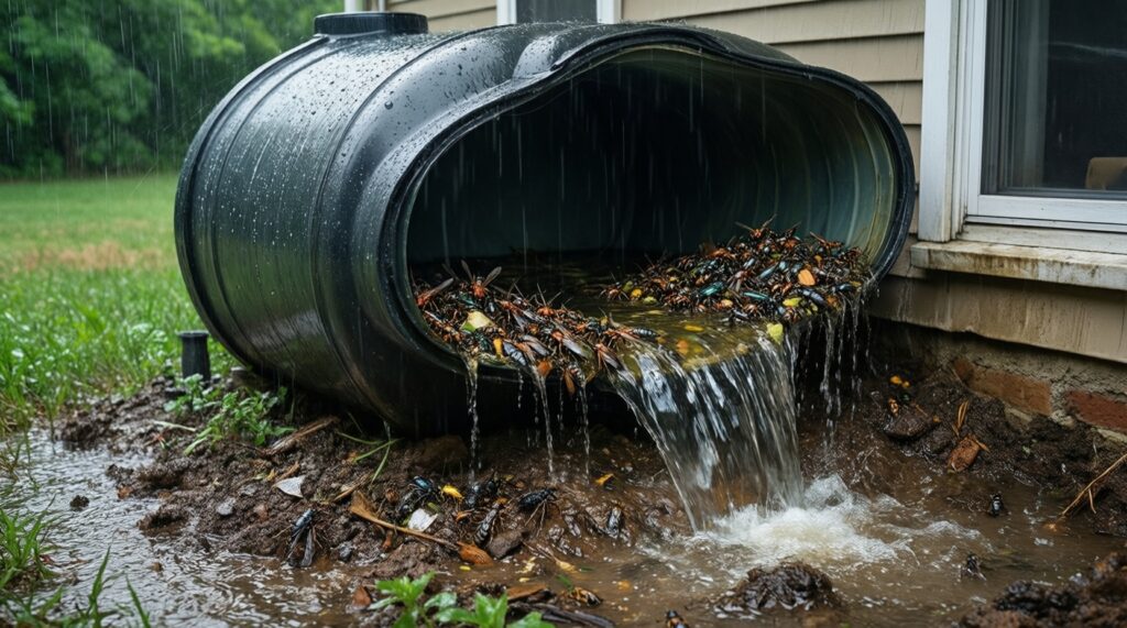 Сбор дождевой воды: системы, бочки и способы использования в саду - иллюстрация