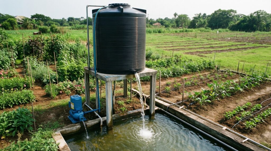 Сбор дождевой воды: системы, бочки и способы использования в саду - иллюстрация