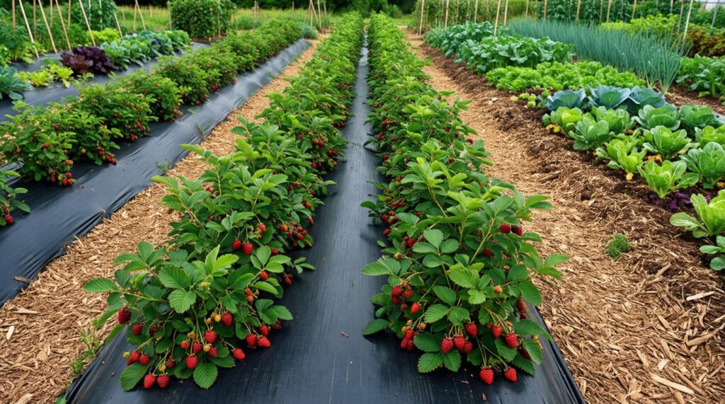 Мульчирование: виды мульчи, польза и где какая лучше работает - иллюстрация