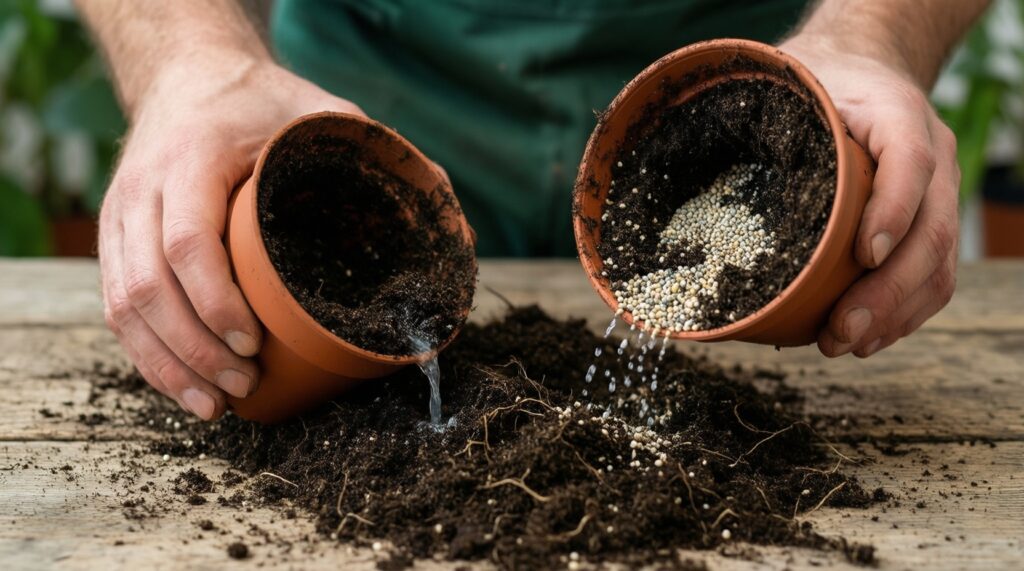 Пересадка комнатных растений: когда нужно, как делать и какой грунт выбирать - иллюстрация