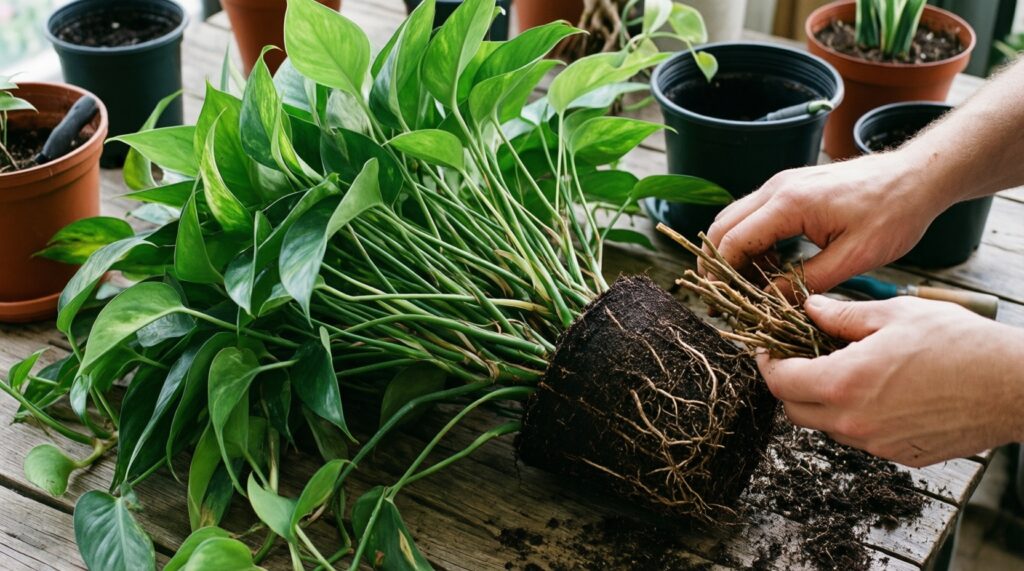 Пересадка комнатных растений: когда нужно, как делать и какой грунт выбирать - иллюстрация