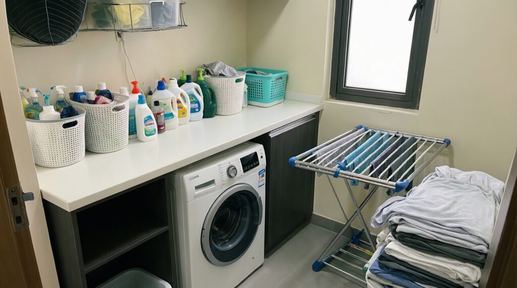 Организация домашней прачечной зоны: где разместить и как сделать удобной - иллюстрация