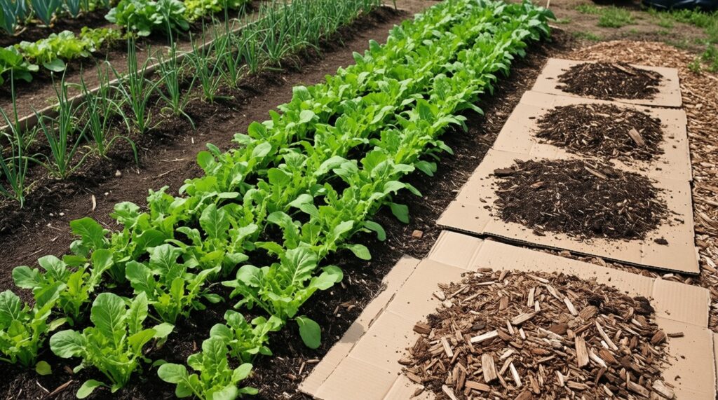 Мульчирование: какие материалы работают лучше и как их правильно применять - иллюстрация