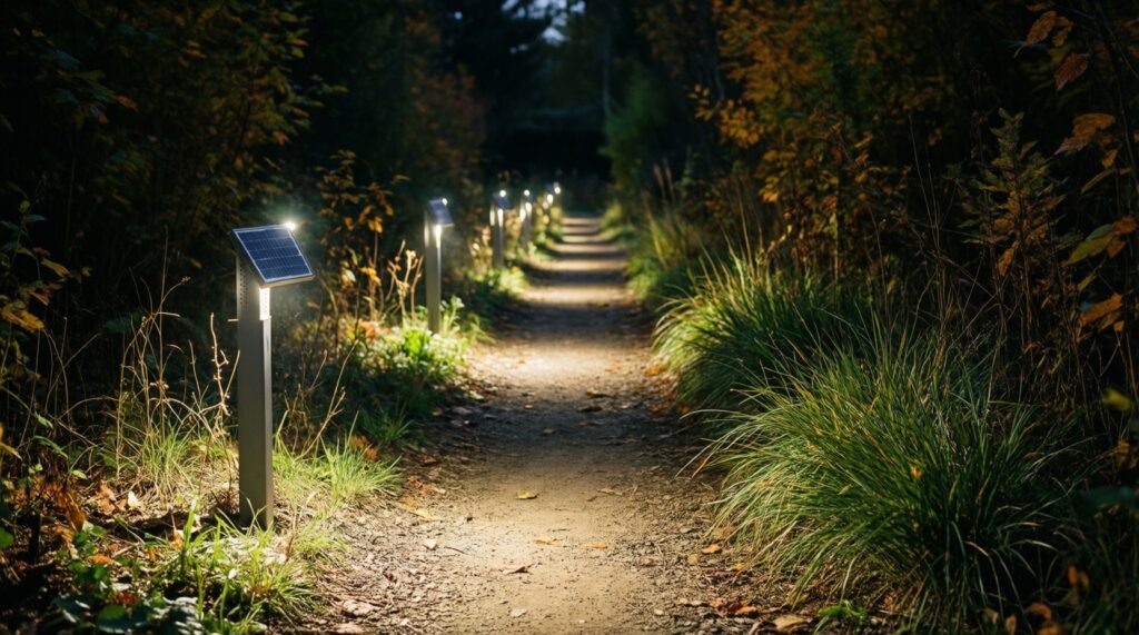 Освещение участка: как сделать уютно, безопасно и экономно - иллюстрация