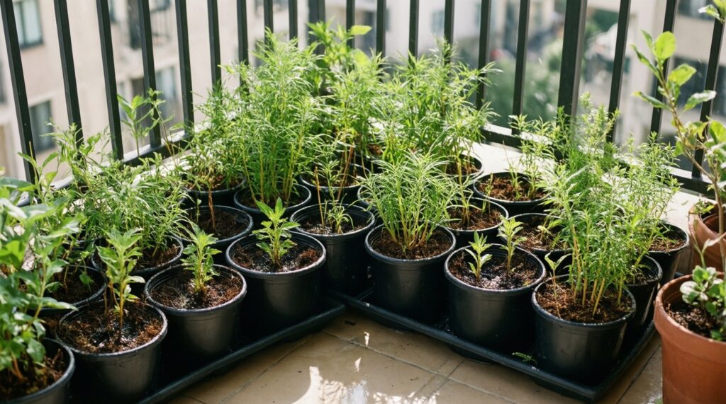 Вертикальное озеленение на балконе: конструкции, подбор растений, уход - иллюстрация