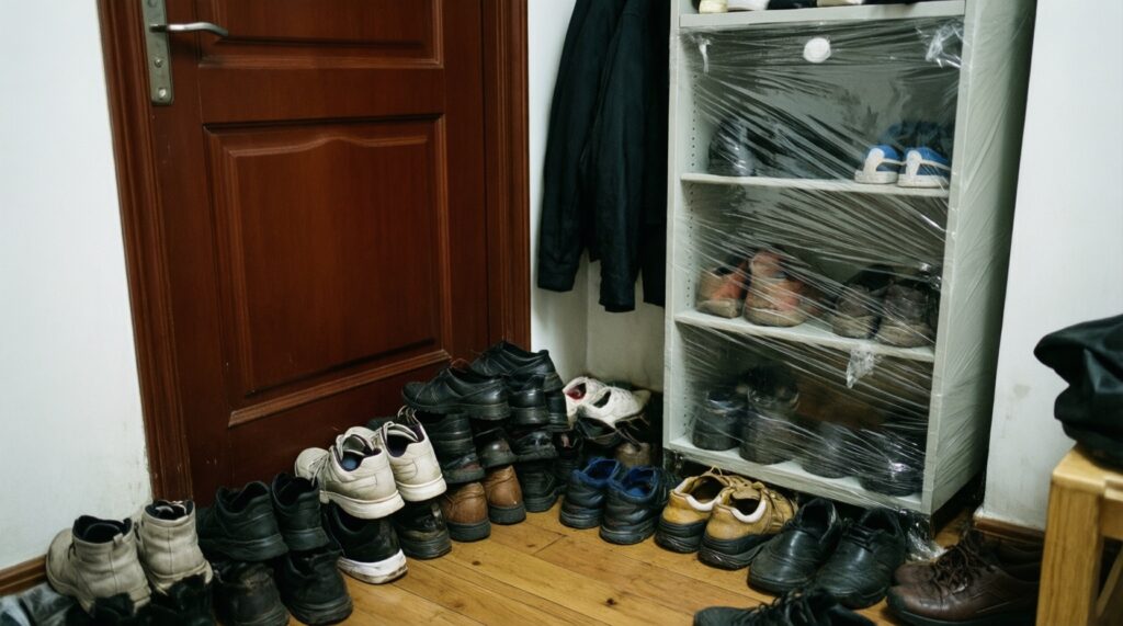 Идеи для умного хранения в прихожей: как разместить всё и не захламить пространство - иллюстрация