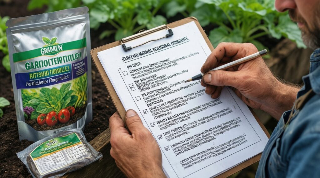 Сезонный чек-лист ухода за садом: весна/лето/осень/зима - иллюстрация