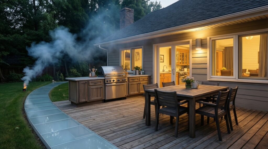 Как обустроить зону отдыха в саду: от костровища до перголы - иллюстрация