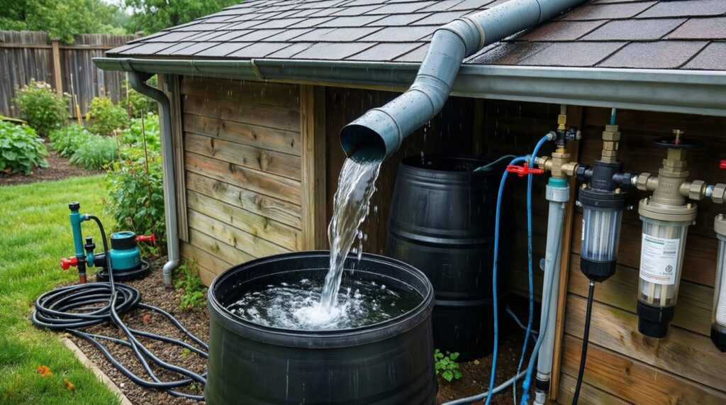 Сбор дождевой воды: как организовать и куда использовать - иллюстрация