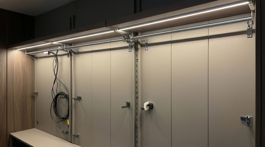 Идеи для умного хранения в маленькой квартире: скрытые ниши, модульная мебель, вертикальные решения - иллюстрация