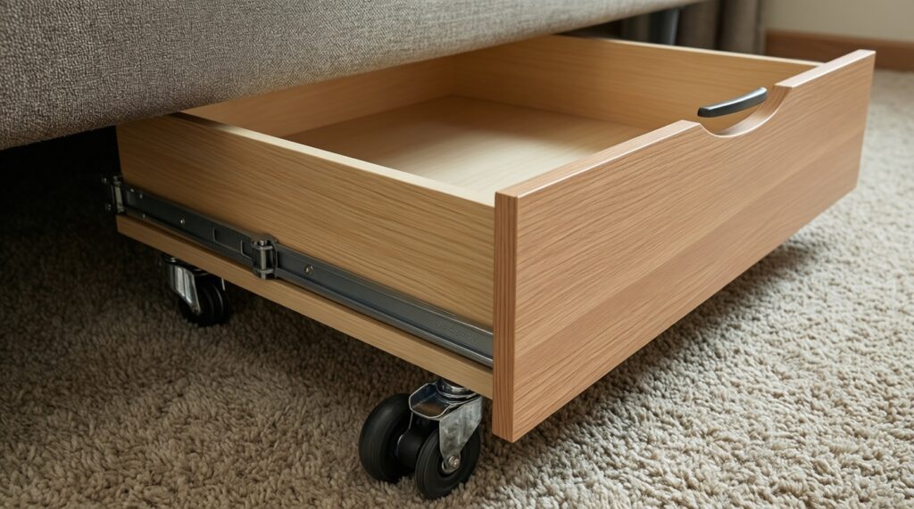 Идеи для умного хранения в маленькой квартире: скрытые ниши, модульная мебель, вертикальные решения - иллюстрация