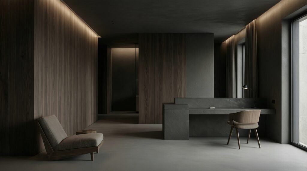 Минималистичный интерьер без