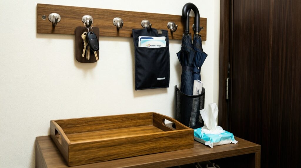 Идеи для умного хранения в прихожей: компактные решения для маленьких квартир - иллюстрация