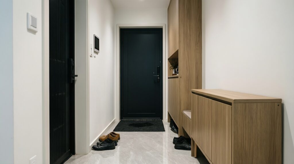 Идеи для умного хранения в прихожей: компактные решения для маленьких квартир - иллюстрация