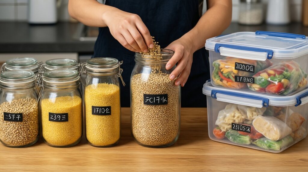 Как организовать кухню, чтобы готовить быстрее: зоны, контейнеры, лайфхаки - иллюстрация