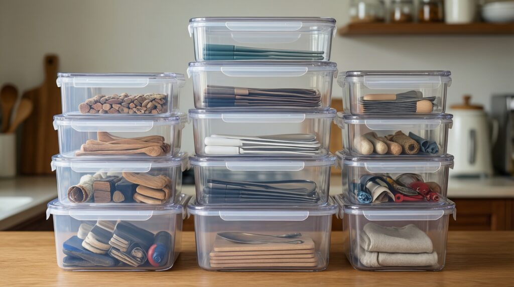 Как организовать кухню, чтобы готовить быстрее: зоны, контейнеры, лайфхаки - иллюстрация