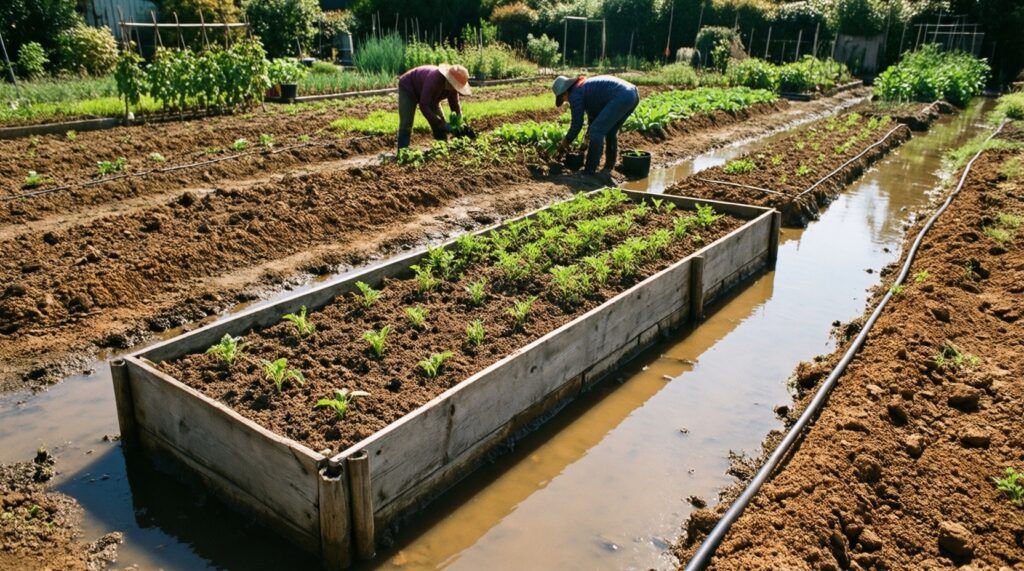 Грядки высокие и тёплые: когда нужны и как собрать из доступных материалов - иллюстрация