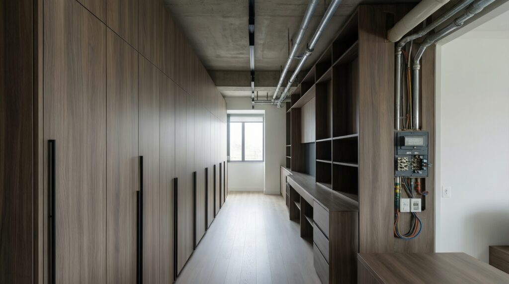 Идеи для умного хранения в маленькой квартире: скрытые зоны и трансформируемая мебель - иллюстрация